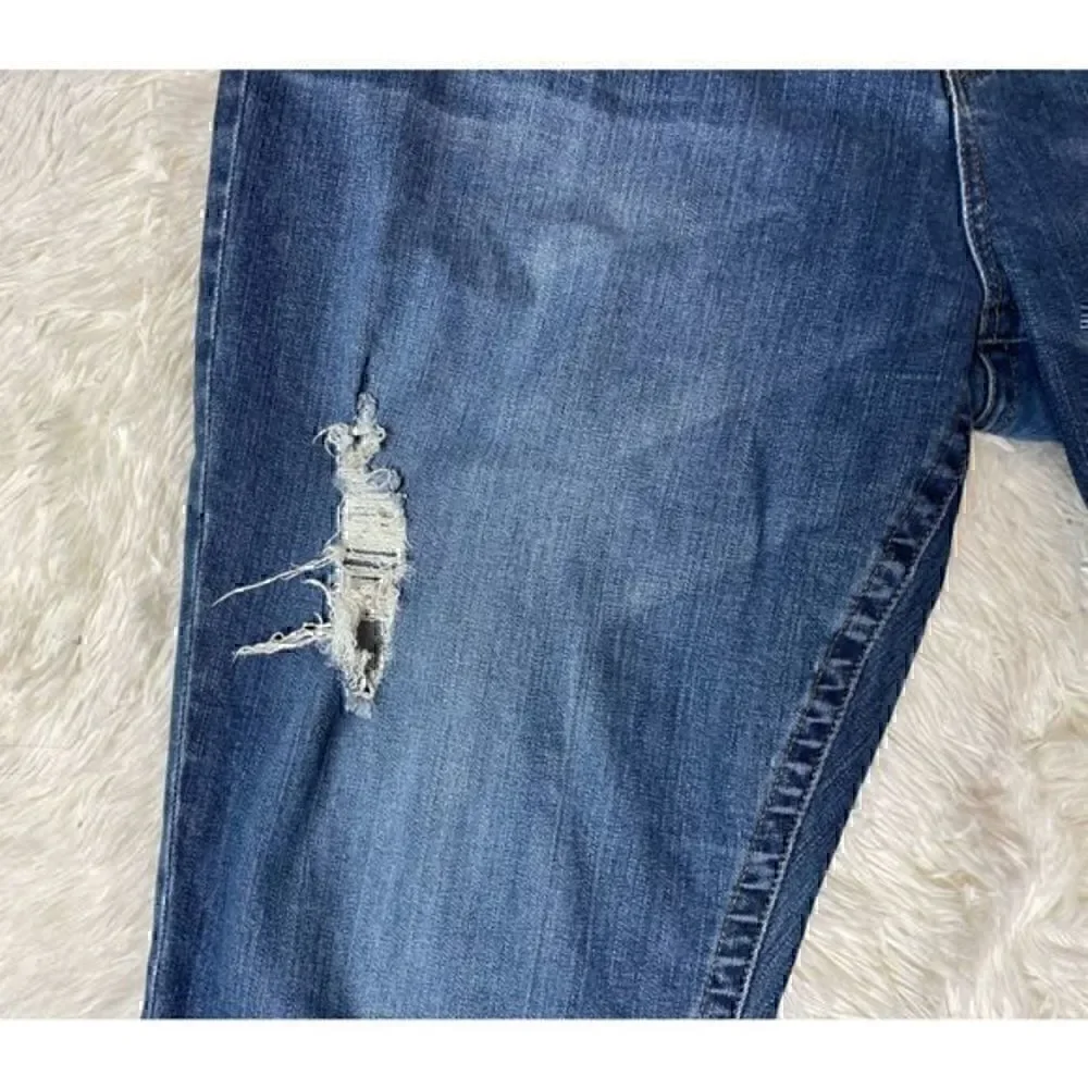 KUT From the Kloth Distressed Straight Leg Jeans Size 22W